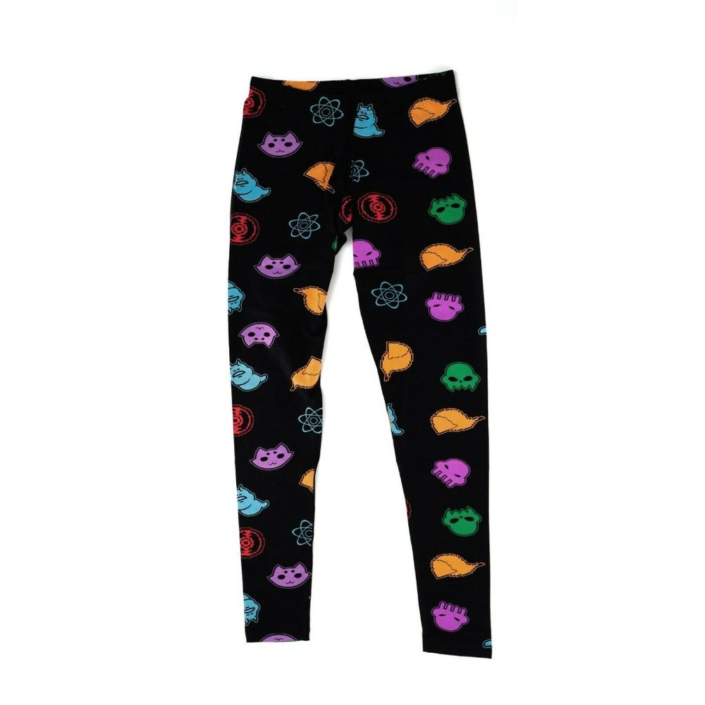 XL Homestuck Women's Black Leggings Jade Atom John Slime Dave Record